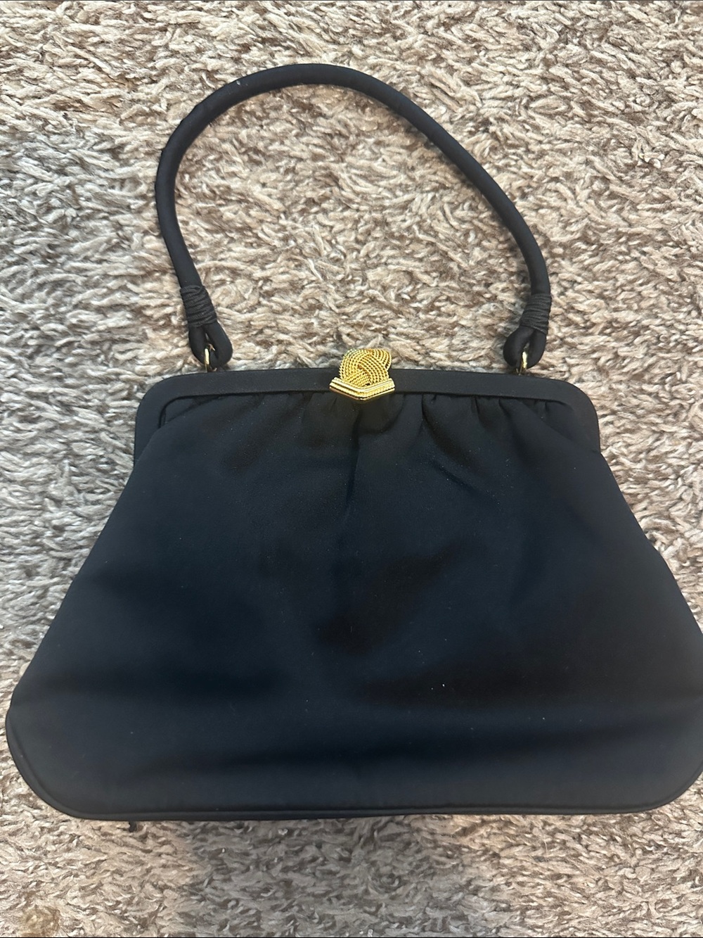 Vintage twifaille by Rosenfeld black clutch
